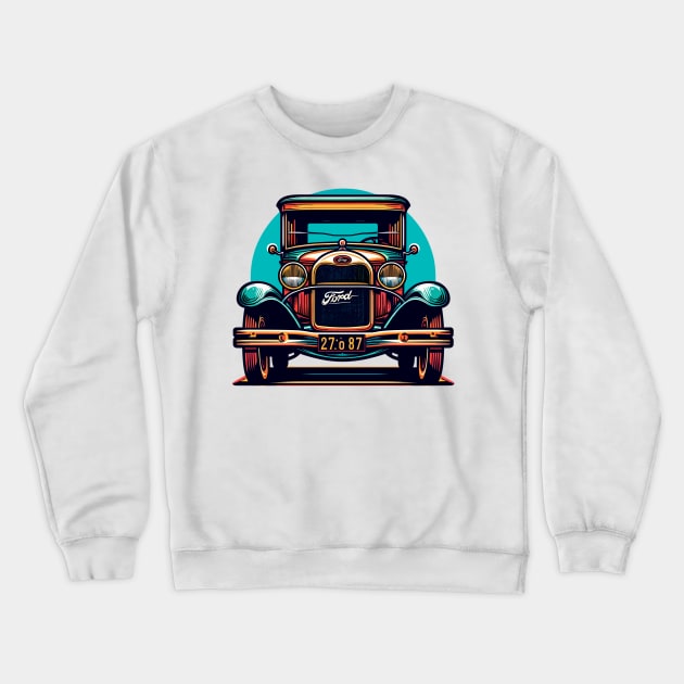 Ford Model A Crewneck Sweatshirt by Vehicles-Art